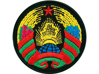 Шеврон герб РБ на белом фоне